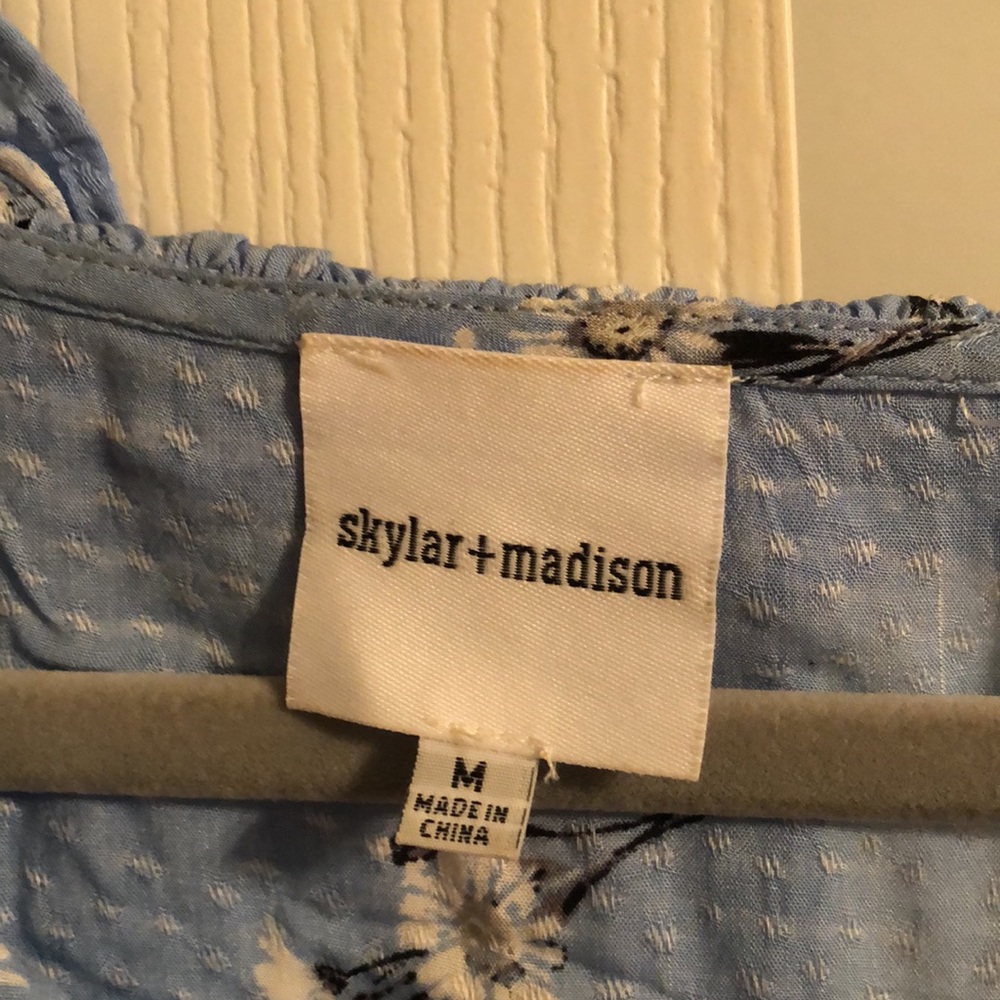 Blue pattern Dress - Picture 2 of 3